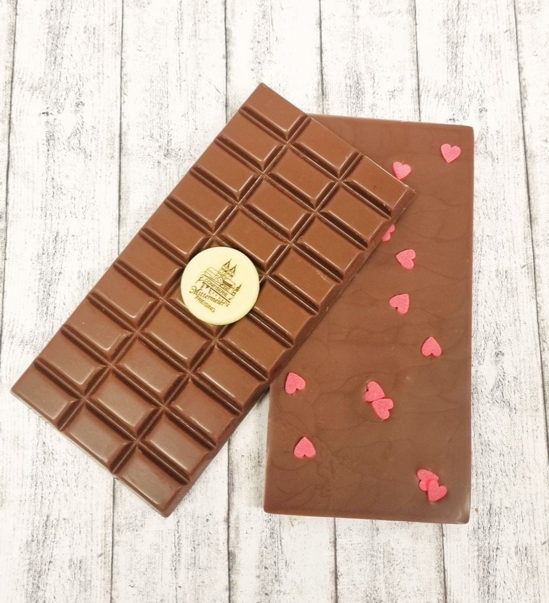 Schokolade mit Herz Confiserie Mittermeier