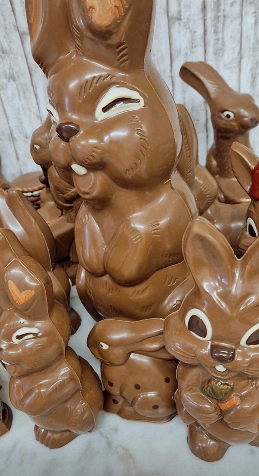 Regionale Schokoladen Hasen zu Ostern